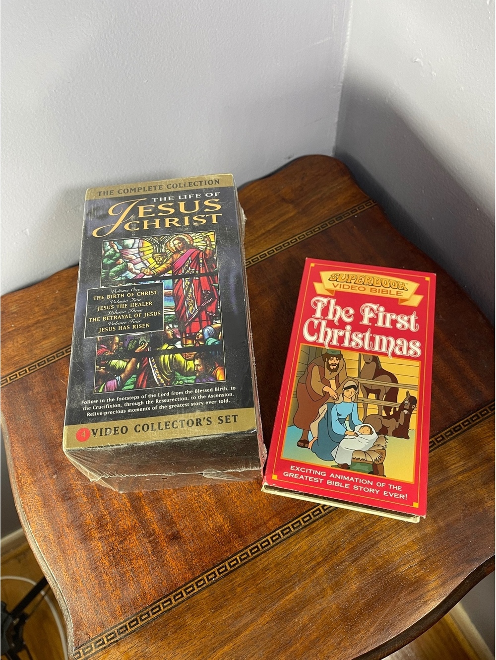 The Life of Jesus Christ VHS Complete Collection & The First Christmas VHS Set